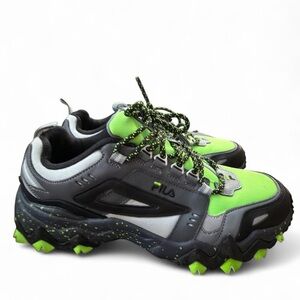 Fila Green and Black Athletic Shoes